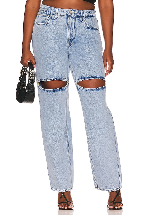 view 2 of 9 Good '90s With Thigh Slits in Blue813