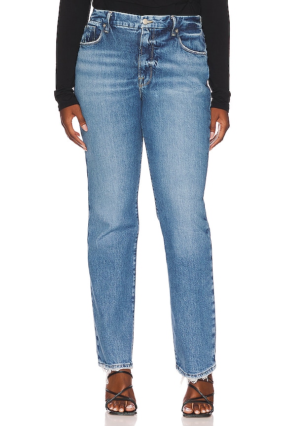 view 2 of 9 Good Icon Natural Fray Hem in Indigo261