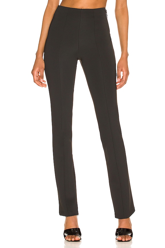 view 2 of 9 Good Waist Flare Scuba Pant in Black