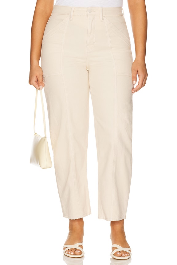 view 2 of 11 Canvas Cropped Barrel Pants in Canvas