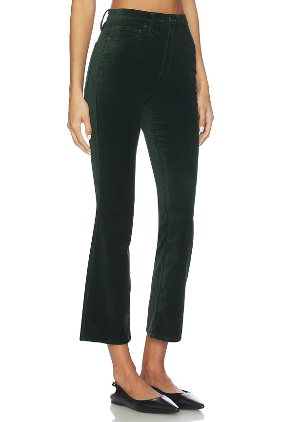 view 2 of 6 Velvet Good High Rise Kick Flare Pants in Pine Green003
