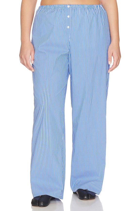 view 2 of 11 PANTALONES in Blue & White Stripe