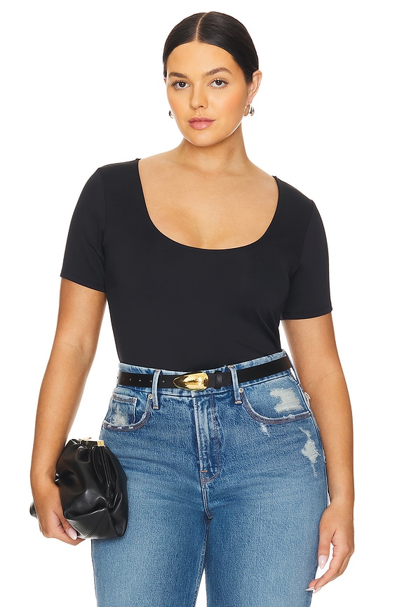 view 2 of 8 Scuba Scoop Crop Tee in Black001