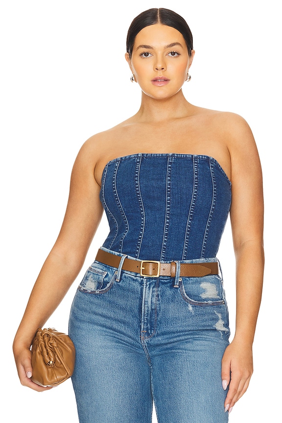 view 2 of 8 Corset Tube in Indigo637