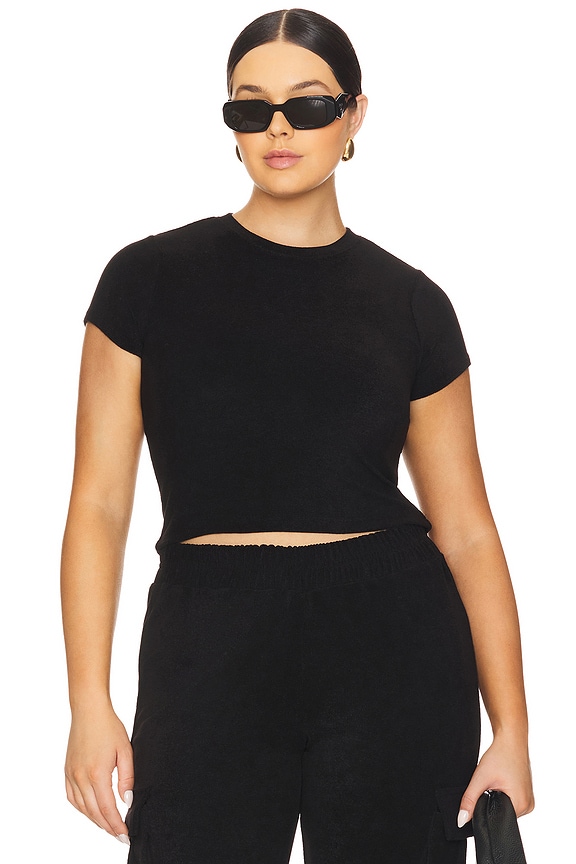 view 2 of 8 Terry Tee in Black001