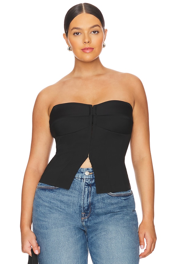 view 2 of 10 Sculpting Strapless Corset in Black001