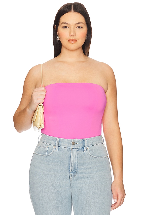 view 2 of 10 Sculpting Corset Strapless Bodysuit in Berry Sorbet010