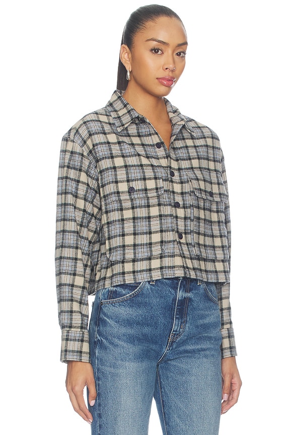 view 2 of 5 The Patch Pocket Shirt in Tan Plaid