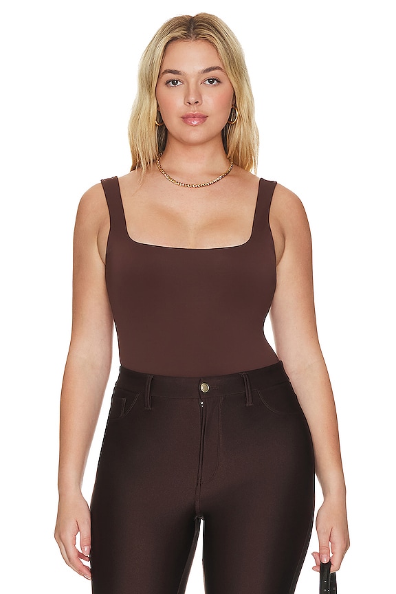 view 2 of 10 Scuba Modern Tank Bodysuit in Dark Coco