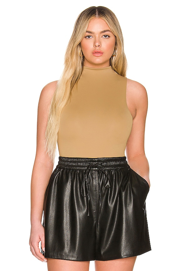 view 2 of 10 Scuba Funnel Tank Bodysuit in Pecan001