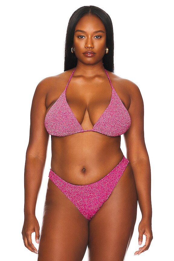 view 2 of 10 SPARKLE ビキニトップ in Hawaiian Pink