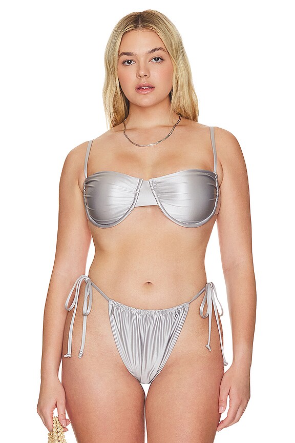 view 2 of 8 ビキニトップ in Silver001