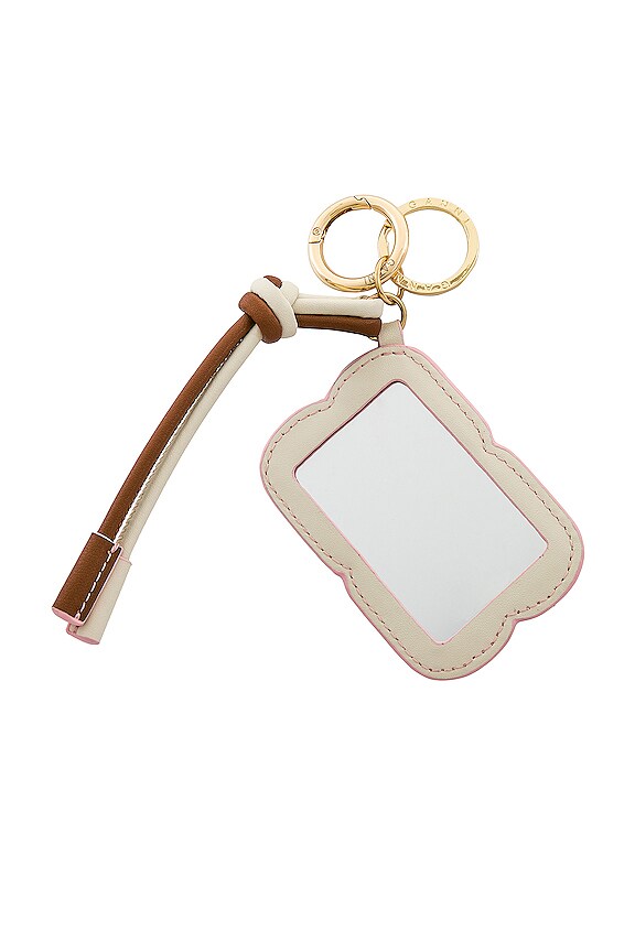 view 2 of 2 PORTE-CLÉ BUTTERFLY in Egret