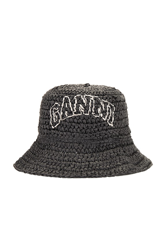 view 2 of 3 サマーストローハット in Black