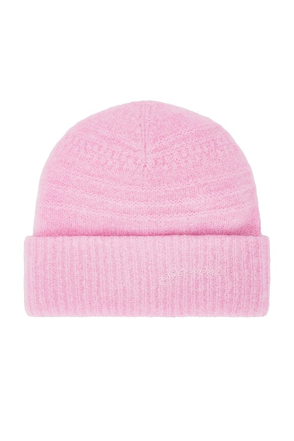 view 2 of 3 Soft Wool Beanie in Corsage