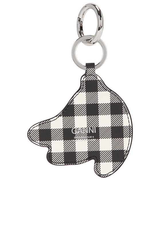 view 2 of 4 Banana Velvet Keyring in Black