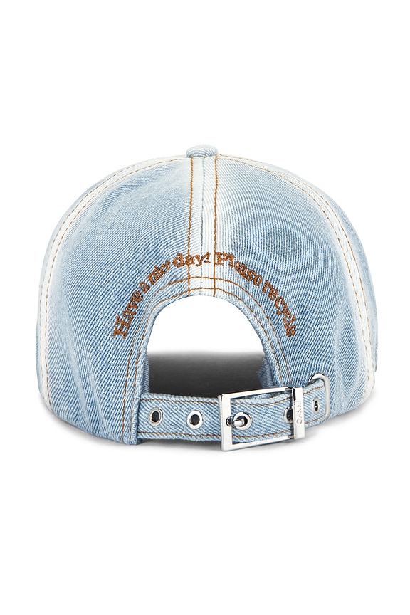 view 2 of 4 GORRA BÉISBOL WASHED DENIM in Light Denim