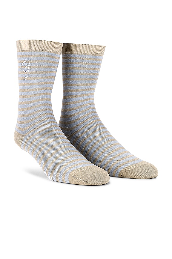 view 1 of 3 Striped Socks in Heather