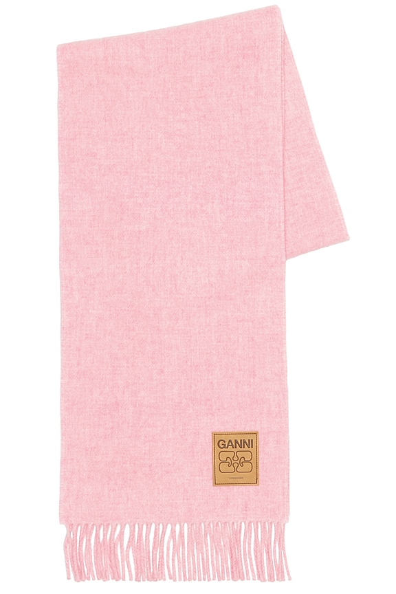 view 2 of 4 Double Face Solid Scarf in Mauve Mom