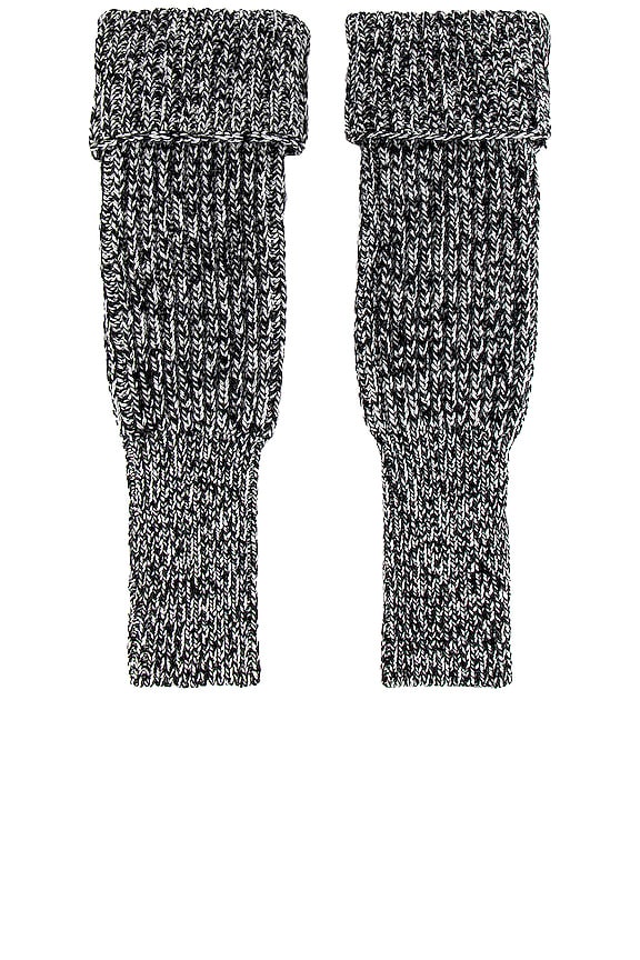 view 2 of 2 Rib Knit Gloves in Egret