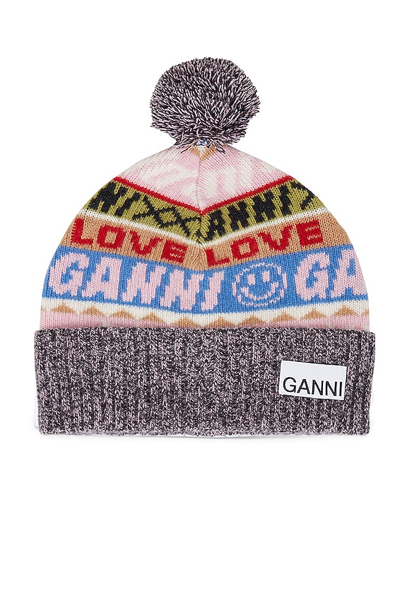 view 2 of 3 Wool Beanie in Multicolour