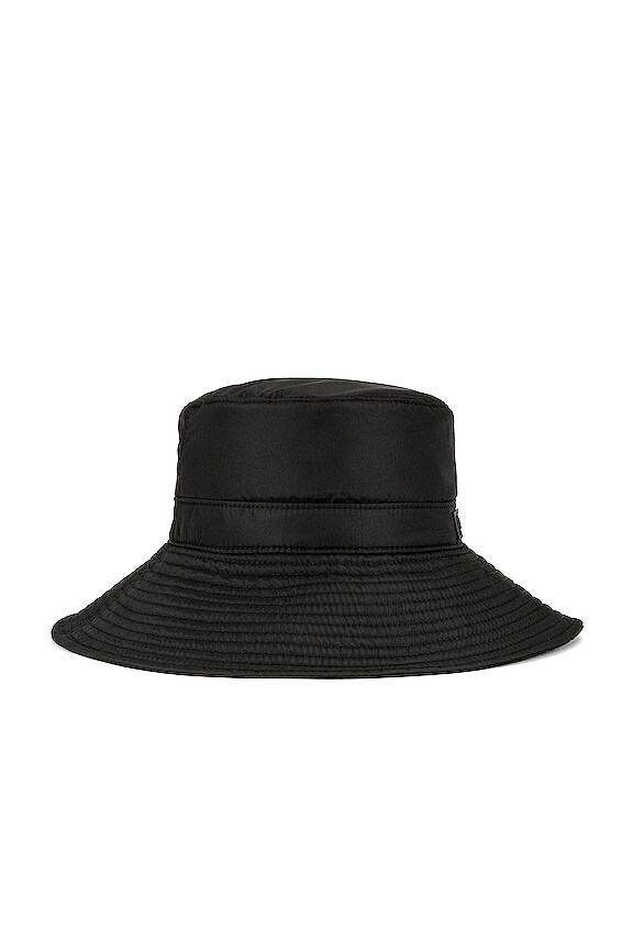 view 2 of 4 Recycled Tech Bucket Hat in Black