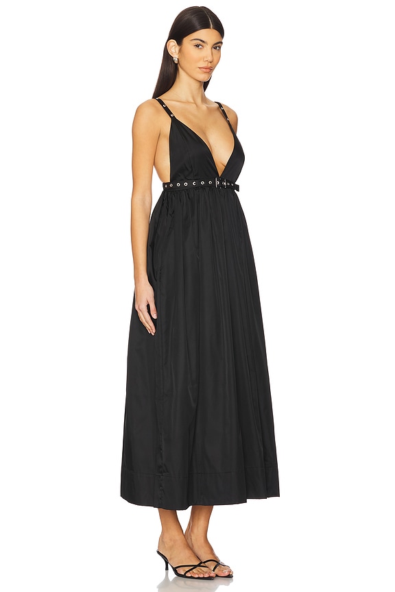 view 2 of 3 VESTIDO DUCHESSE NYLON STRAP in Black