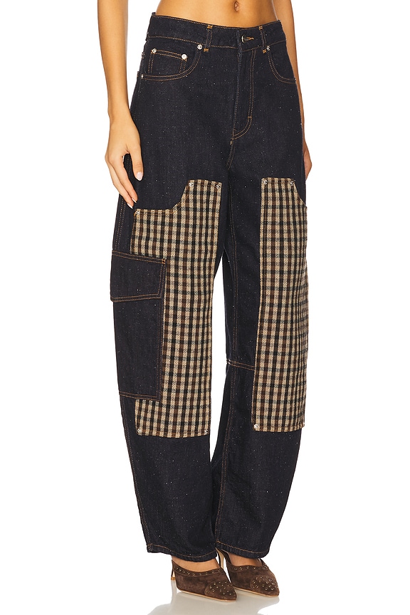 view 2 of 6 Neppy Denim Carpenter Jeans in Dark Blue Stone