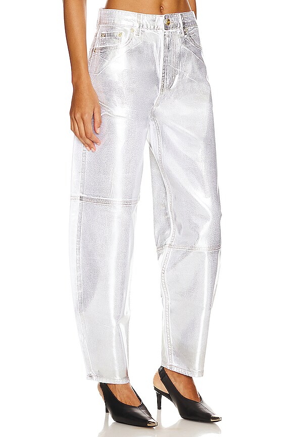 view 2 of 5 Foil Stary Wide Leg in Bright White