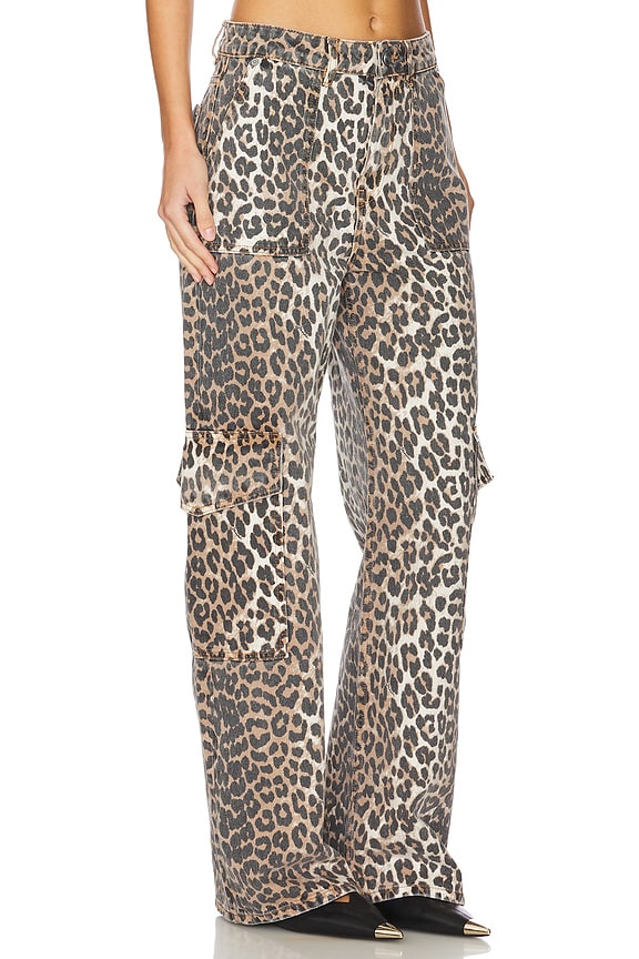view 2 of 6 ДЖИНСЫ PRINT ANGI in Leopard
