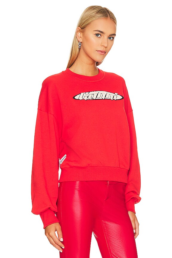 view 2 of 5 SUDADERA ISOLI ARTWORK in Fiery Red