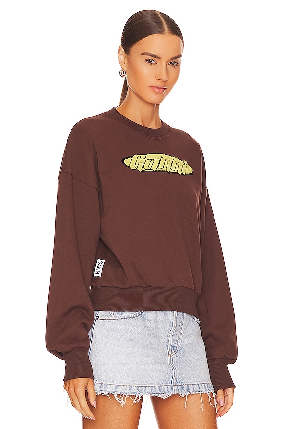 view 2 of 4 Isoli Artwork Sweatshirt in Chicory Coffee