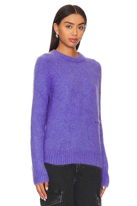 view 2 of 5 O-Neck Sweater in Simply Purple