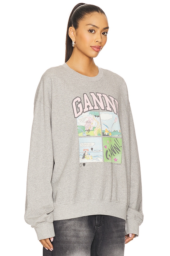 view 2 of 4 Isoli Bd Oversized Sweatshirt in Paloma Melange
