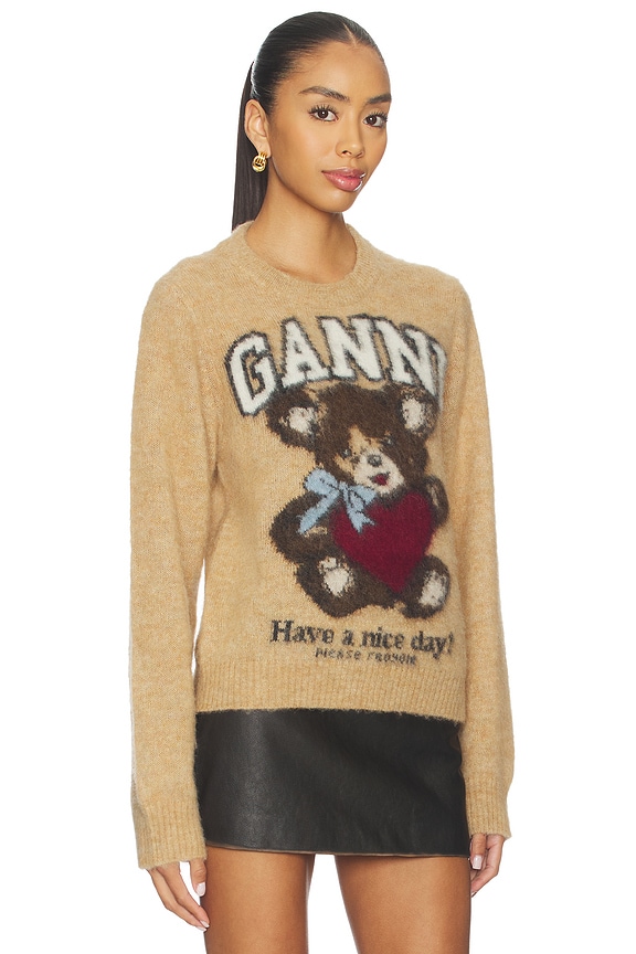 view 2 of 4 Brushed Alpaca Sweater in Camel