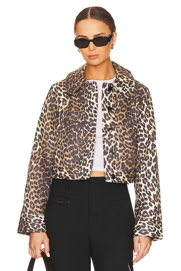 view 1 of 4 CHAQUETA CANVAS in Almond Milk