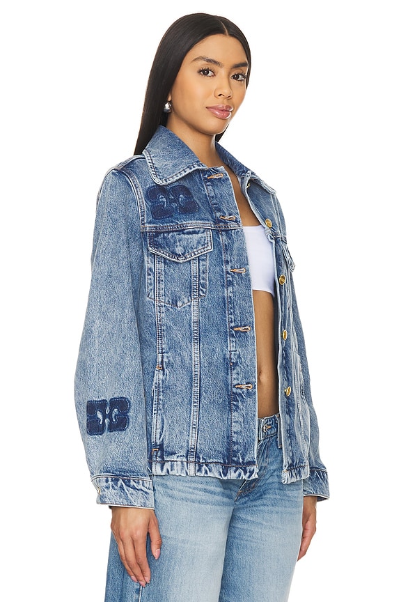 view 2 of 5 PATCH ジャケット in Mid Blue Stone