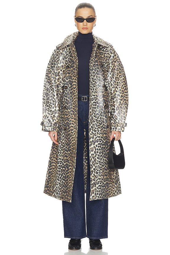 view 2 of 5 GABARDINA LAMINATED in Almond Milk