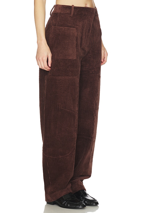 view 2 of 6 Seersucker Corduroy Pant in Chicory Coffee