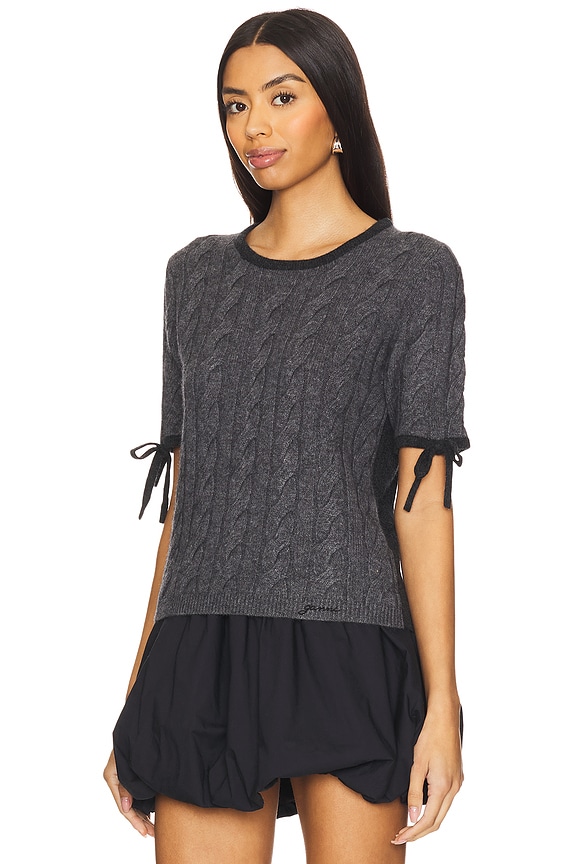 view 2 of 5 Cashmere Mix T-Shirt in Phantom