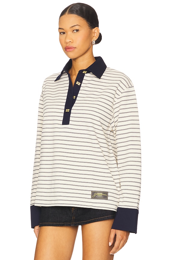 view 2 of 5 Single Piquet Jersey Polo in Egret