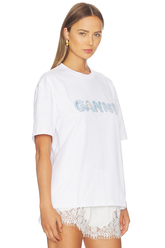view 2 of 5 Heavy Cotton Jersey Relaxed Fit T-shirt in Bright White