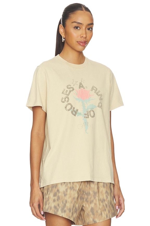 view 2 of 4 Future Heavy Jersey Oversized T-shirt in Safari