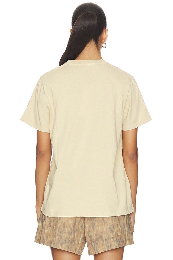 Ganni Future Heavy Jersey Oversized T-shirt in Safari | REVOLVE