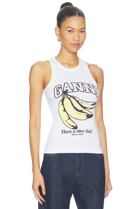 view 2 of 4 CAMISETA TIRANTES TANK in Bright White