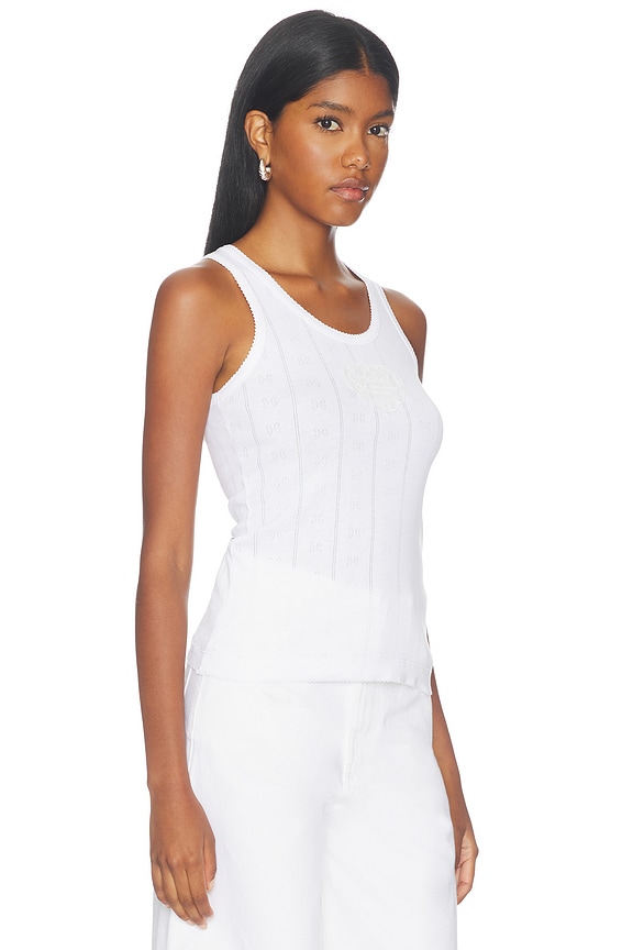 view 2 of 5 CAMISETA TIRANTES TANK in Bright White