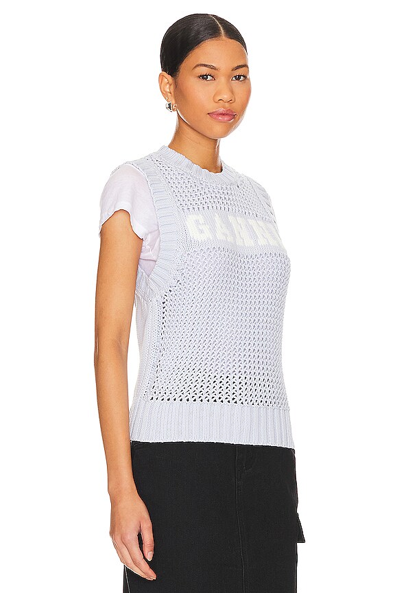 view 2 of 4 Rope Vest in Powder Blue