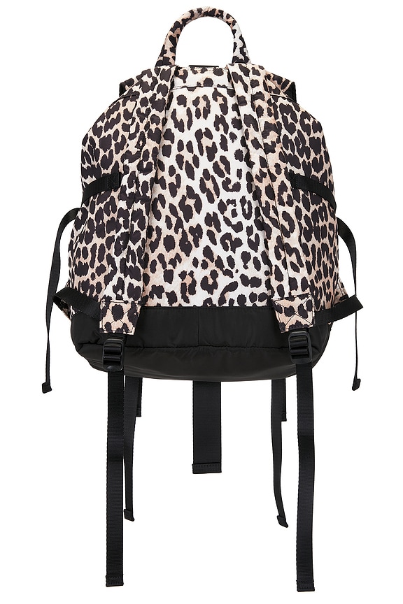 view 2 of 6 Recycled Tech Backpack in Leopard