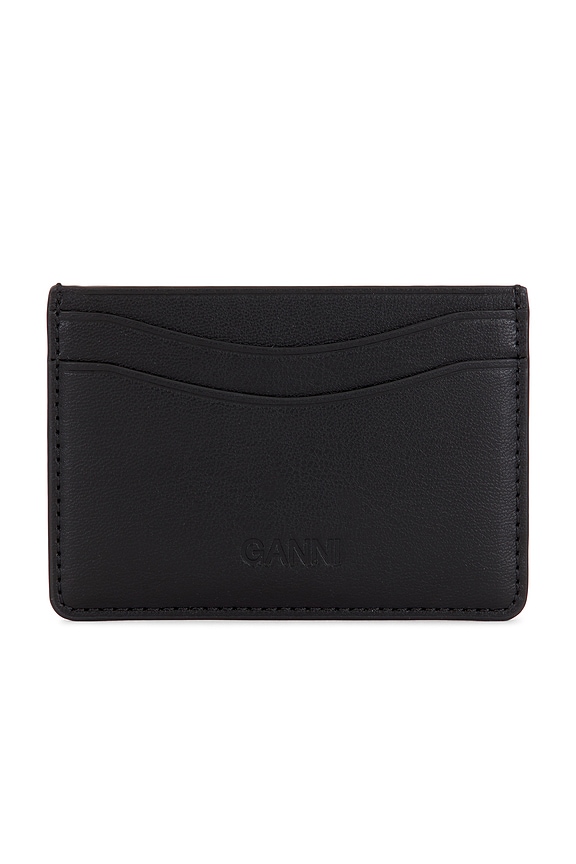 view 2 of 6 Bou Card Holder Hearts Studs in Black