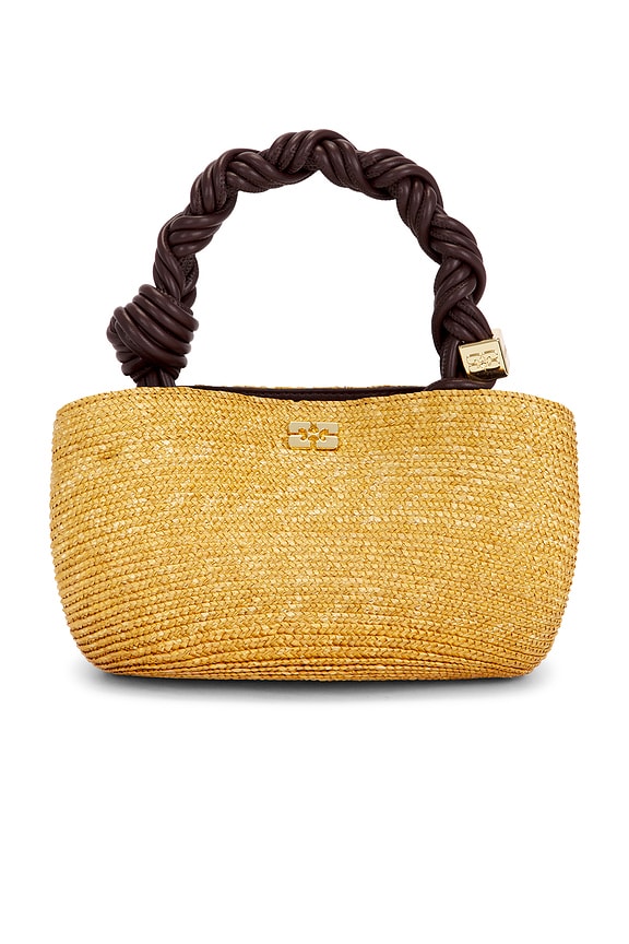 view 2 of 7 Bou Mini Straw Bag in Italian Straw